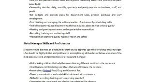 Resume format Word for Hotel Job Sample Objective 40 Examples In Pdf Word