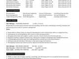 Resume format Word for Manager Level Sales Manager Cv Sample for Students