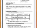 Resume format Word In Hindi Resume format India Resume Templates
