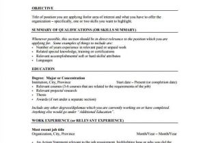 Resume format Word In Pdf Resume format for Freshers In Ms Word Free Download Best