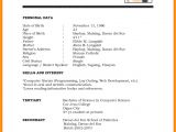 Resume format Word Student 8 English Cv Model Pdf Penn Working Papers