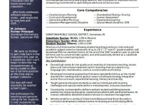 Resume format Word Teacher 51 Teacher Resume Templates Free Sample Example format