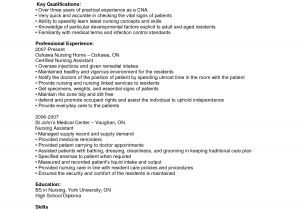 Resume No Experience Template Cna Resume No Experience Template Learnhowtoloseweight Net