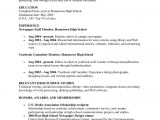 Resume Objective for High School Student Resume 14 Resume for Students In High School