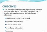 Resume Objective for Job Interview Interviews
