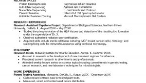 Resume Objective for Research Student Sample Undergraduate Research assistant Resume Sample ĺ