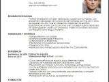 Resume Profesional En Español Modelo Curriculum Vitae Profesor De Espanol Spanish I