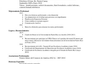 Resume Profesional Puerto Rico Resume Profesional 1