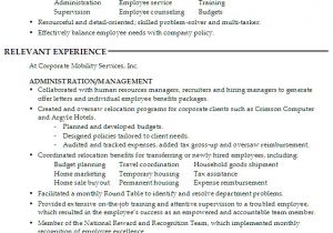 Resume Sample for Human Resource Position Functional Resume Sample Generalist Position In Human