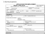 Resume Sample for Job Application Download Free 8 Sample Job Application forms In Sample Example