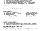 Resume Sample for Pharmacy Technician 7 Sample Pharmacy Technician Resumes Sample Templates