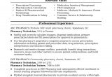Resume Sample for Pharmacy Technician Midlevel Pharmacy Technician Resume Sample Monster Com