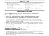 Resume Sample for Pharmacy Technician Midlevel Pharmacy Technician Resume Sample Monster Com