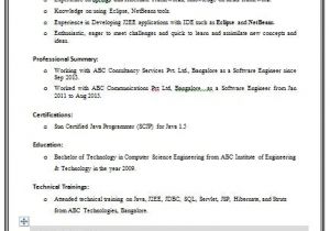 Resume Samples for Computer Engineering Students Resume format for Computer Science Engineering Students