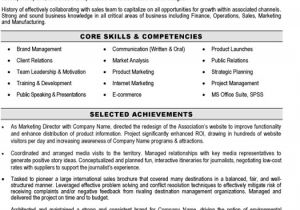 Resume Samples for Experienced Marketing Professionals top Marketing Resume Templates Samples