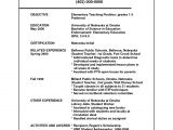Resume Samples for Faculty Positions Education Resume Objectives 2 Teaching Objective Examples