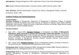 Resume Samples for Faculty Positions Resume Examples for College Teachers Music Teacher Piano