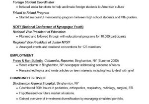 Resume Samples for High School Students Applying to College Sample High School Student Resume for College Application