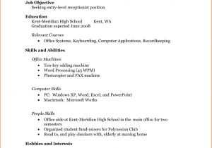 Resume Samples for Highschool Students with No Work Experience 8 Sample College Student Resume No Work Experience