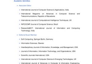 Resume Samples for Lecturer In Computer Science Sample Resume for Lecturer In Computer Science Krida Info