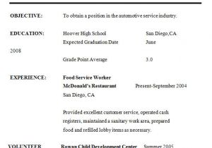 Resume Samples for Students In High School 10 High School Resume Templates Free Samples Examples