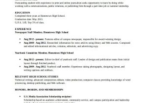 Resume Samples for Students In High School 10 High School Student Resume Templates Pdf Doc Free