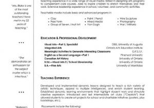 Resume Samples for Teaching Profession Examples Of Elementary Teacher Resumes Resume