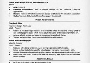 Resume Skills for High School Students High School Resume Template Writing Tips Resume Companion
