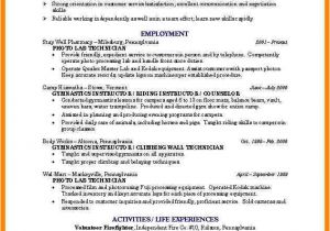 Resume Skills for Students 6 Examples Of Student Resumes for College Students