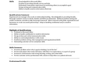 Resume Summary Examples for It Professionals 8 Resume Summary Examples Pdf Word
