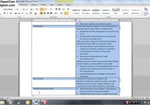 Resume Table format Word How to Make A Resume with A Table Part 1 Microsoft Word