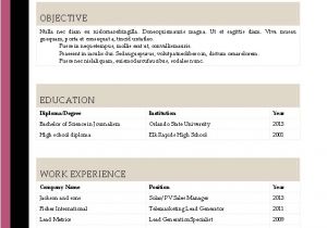 Resume Template Download Word Resume Template Microsoft Word 2016 Best Professional