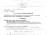 Resume Template for High School High School Resume Template 9 Free Word Excel Pdf