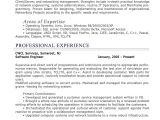 Resume Template for It Professional Professional Level Resume Samples Resumesplanet Com