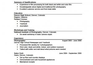 Resume Template for Recent High School Graduate Resume Samples
