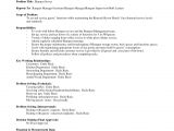 Resume Template for Server Position Server Job Description Resume Resume Badak