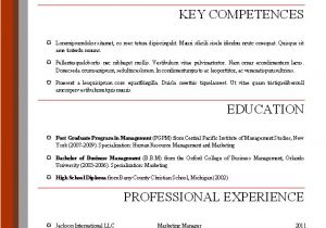 Resume Template In Word format Word Resume Templates 2016