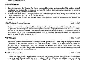 Resume Template Military Experience Sample Resume Military Experience Sample Resume
