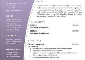 Resume Template Word Document Cv Templates for Word Doc 632 638 Free Cv Template
