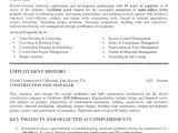 Resume Templates Construction Construction Resume Examples Project Scope Template