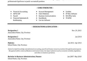 Resume Templates for Accountants 31 Best Best Accounting Resume Templates Samples Images