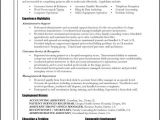 Resume Templates for Administrative Positions Professional Administrative assistant Resume Example