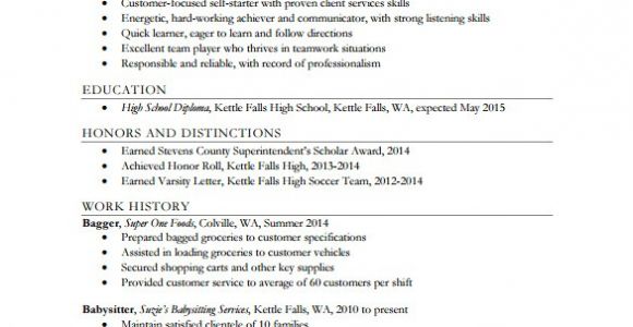 Resume Templates for High School 24 Best Student Sample Resume Templates Wisestep