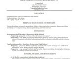 Resume Templates for High School High School Work Resume Best Resume Collection