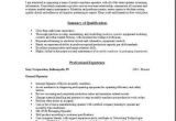 Resume Templates for Manufacturing Jobs Manufacturing Operator Resume Occupational Examples