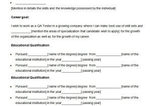 Resume Templates for Qa Tester Manufacturing Resume Template 26 Free Samples Examples