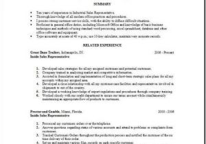 Resume Templates for Sales Positions Sales Resume Occupational Examples Samples Free Edit with