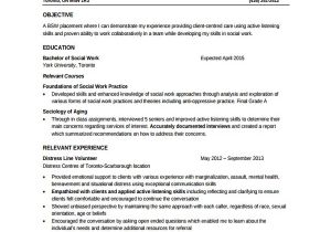 Resume Templates for social Workers 10 social Worker Resume Templates Sample Templates