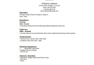 Resume Templates for Students In High School 10 High School Student Resume Templates Pdf Doc Free