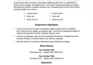 Resume Templates that are Actually Free 7 Free Resume Templates